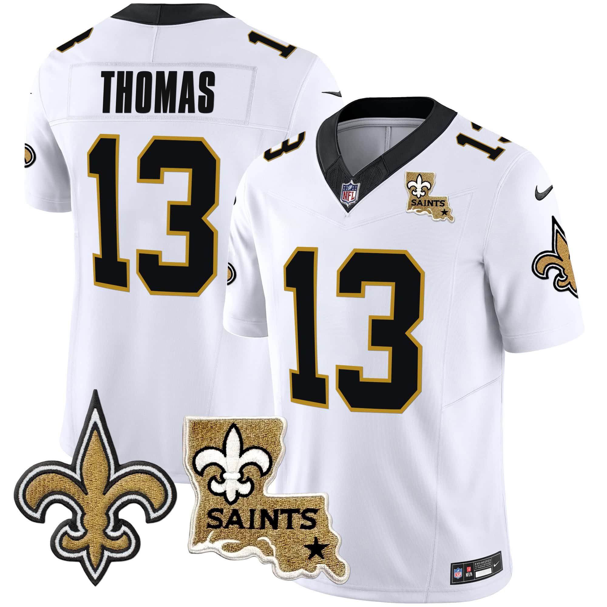 Men New Orleans Saints #13 Thomas White 2024 Nike Vapor Limited NFL Jersey->indianapolis colts->NFL Jersey